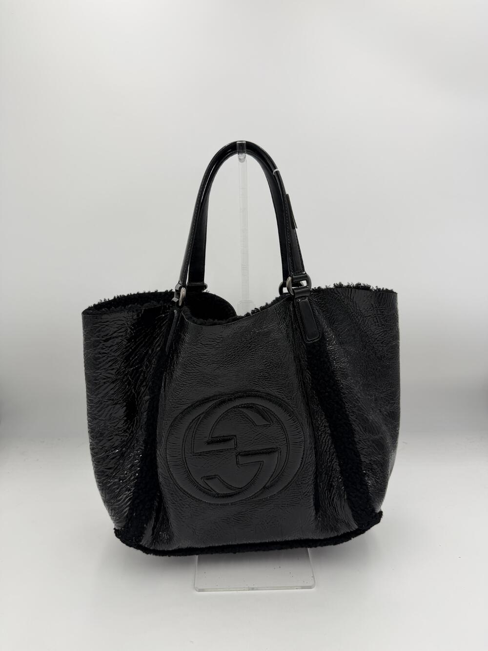 Gucci Soho Patent Leather Tote